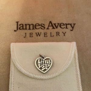James Avery “Little Sister” Heart Charm